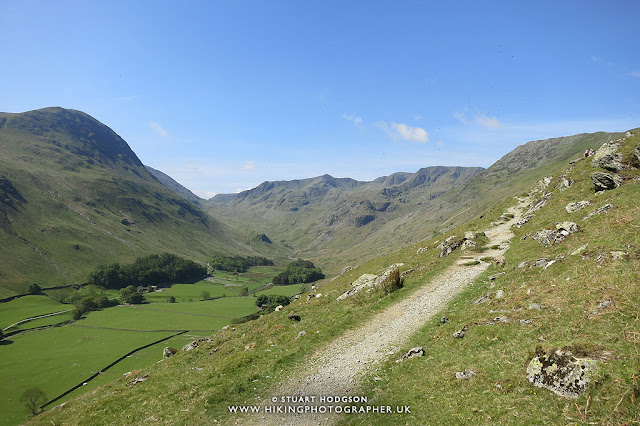 Striding Edge, Helvellyn, walk, hike, route, Patterdale, Glenriddig, Ullswater, Lake District