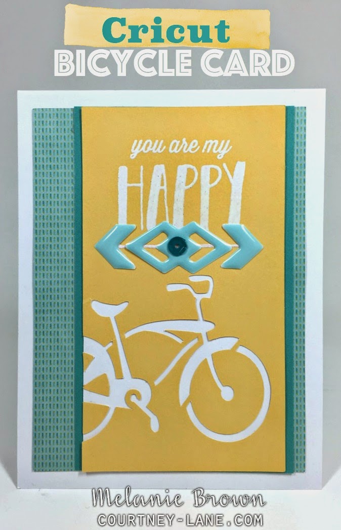 Cricut Bicycle card