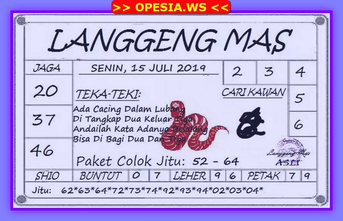 1 New Message) Forum Syair Hk Senin 15 Juli 2019 - Forum Syair Togel  Hongkong Singapura Sydney