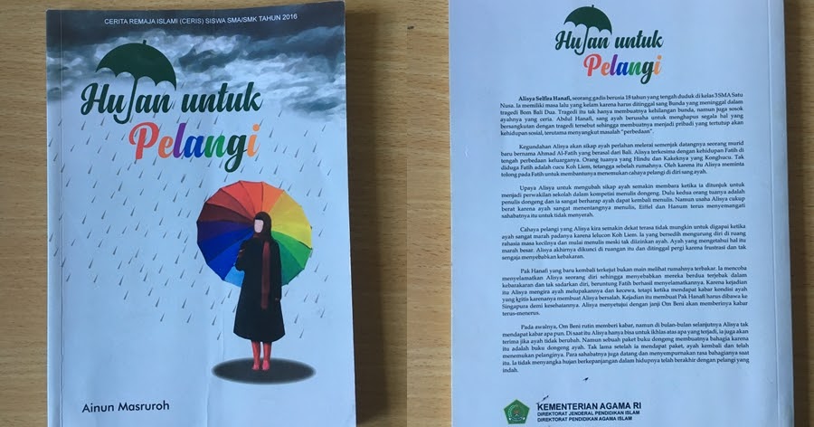 Resensi Buku Cerita Remaja Islam Ceris Hujan Untuk Pelangi Inprasa Inisiator Literasi Nasional