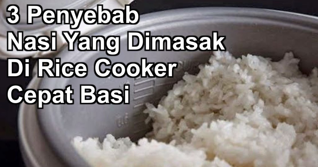 3 Penyebab Nasi Yang Dimasak Di Rice Cooker Cepat Basi zeropromosi