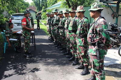 KODIM 0725/SRAGEN LAKSANAKAN UTP