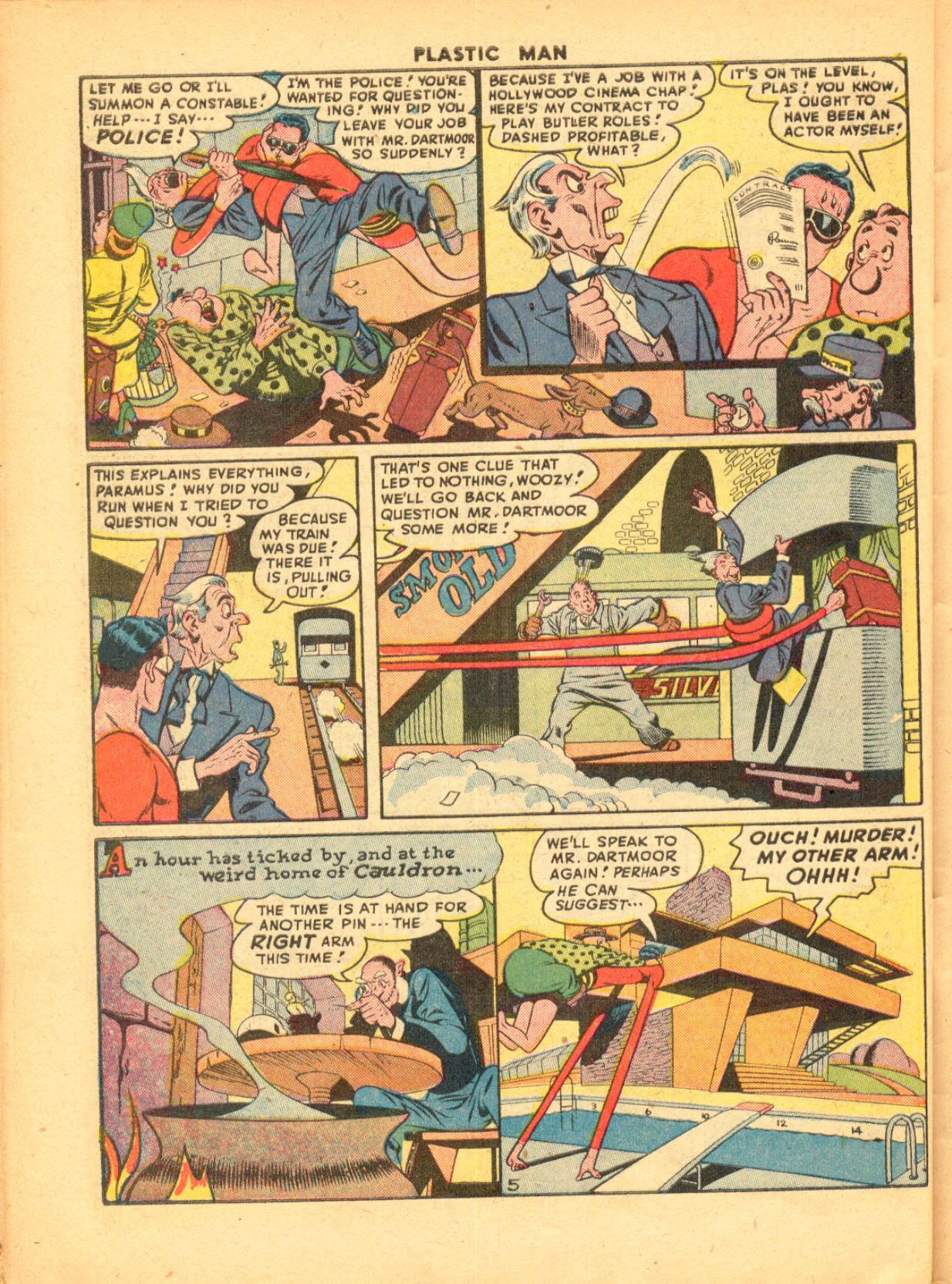 Read online Plastic Man (1943) comic -  Issue #9 - 40