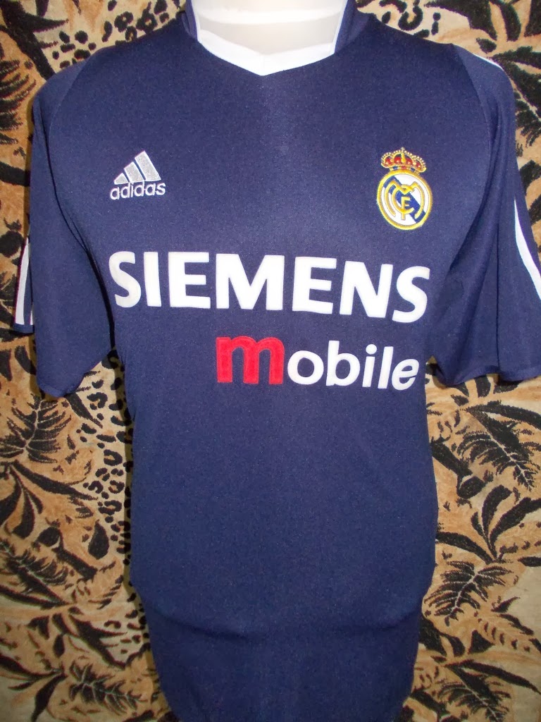 REAL MADRID FOOTBALL 2004 AWAY UCL JERSEY RM 88.00