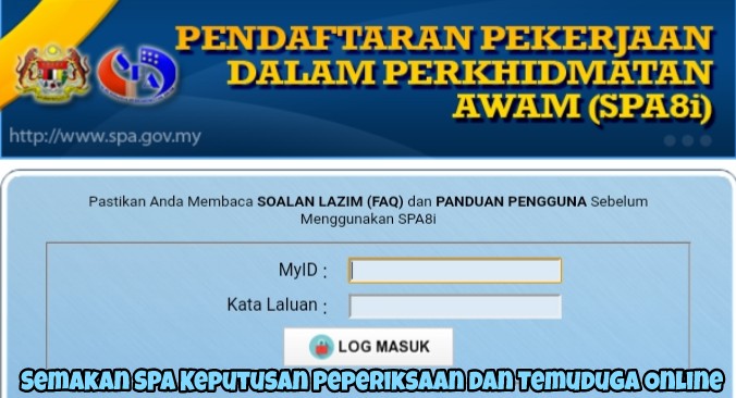 Keputusan exam online spa