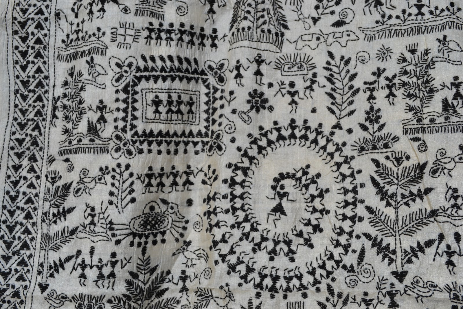 Fromsilkroad kantha embroidery