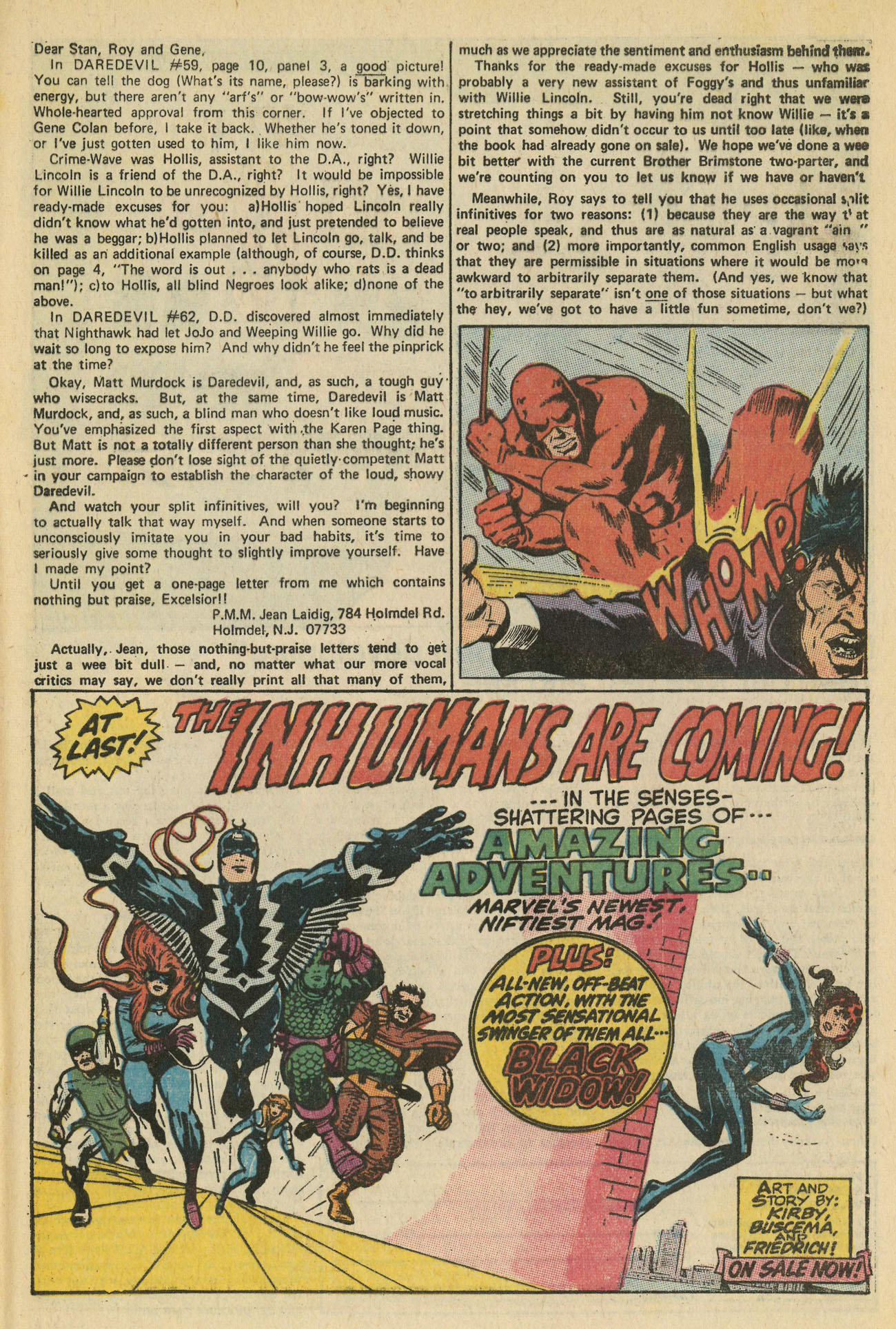 Read online Daredevil (1964) comic -  Issue #66 - 34