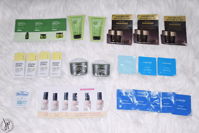 beauty samples and sachets