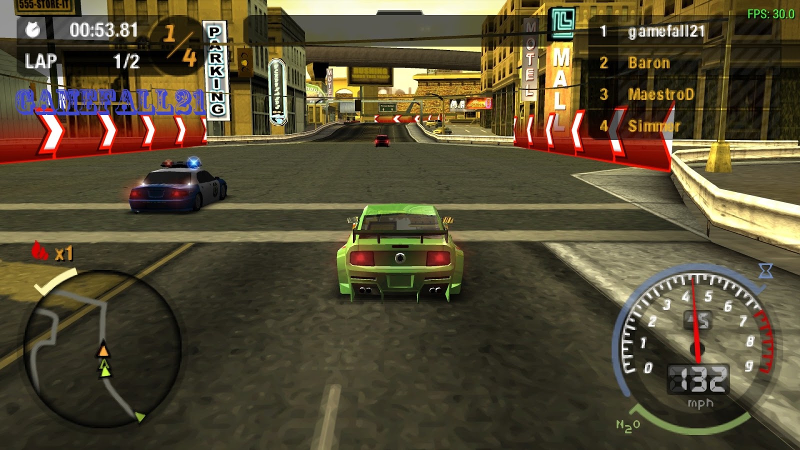 need for speed most wanted gamecube