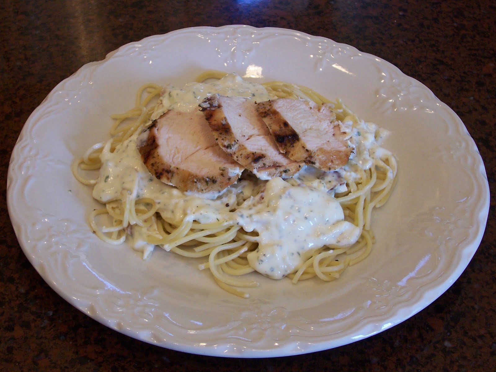 Delicious Low Carb Recipes Low Carb Chicken Alfredo with Bacon and Pesto