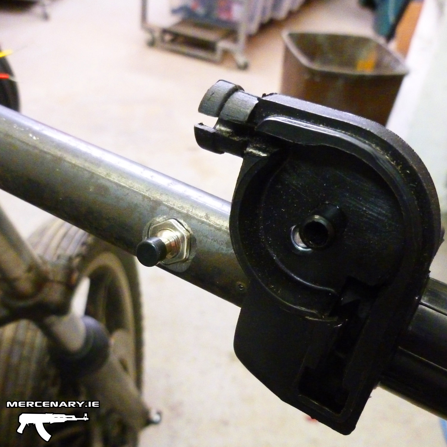 Mercenary Garage Project XS 850 Sidecar Brat Switches, Idiot Lights