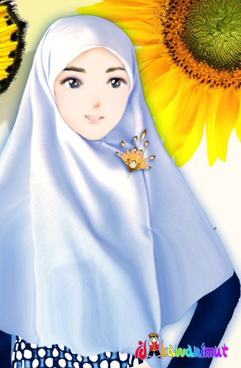 Keputrian Gambar Kartun Cewek Sholihah Berjilbab Alasan Memakai Jilbab