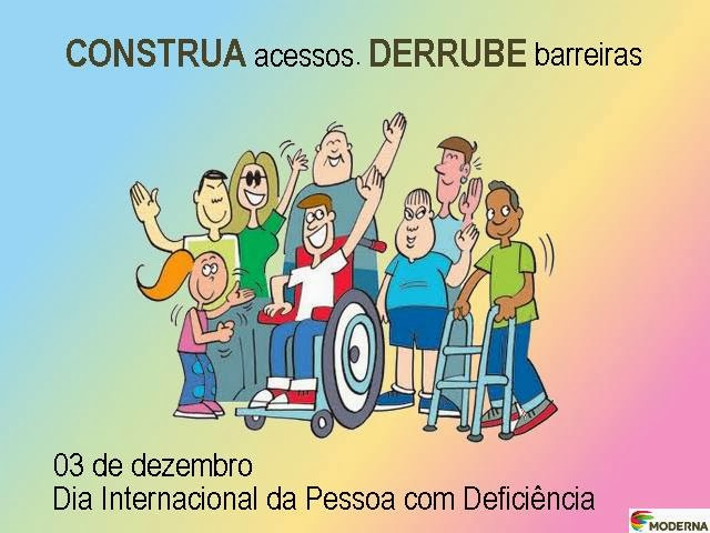 Prática Pedagógica 03 De Dezembro Dia Internacional Da Pessoa Com Deficiência