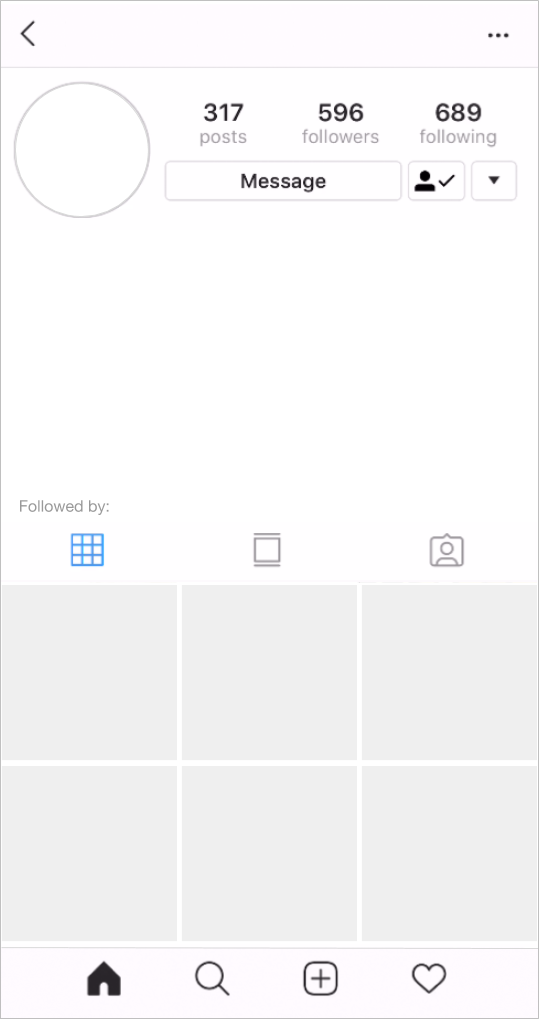 Free Instagram Profile Template