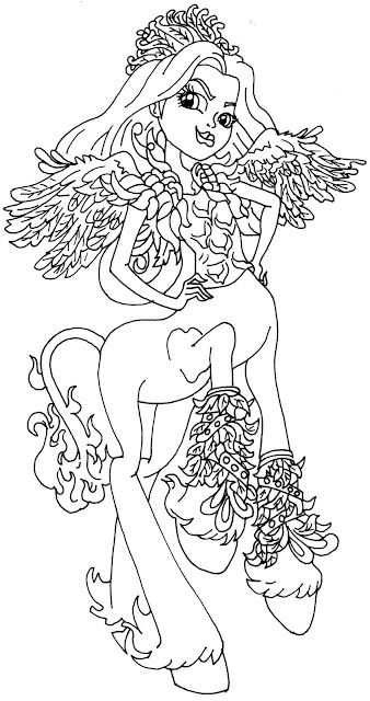 Monster High Images To Color Free Printable Monster High Coloring Pages Flara Blaze