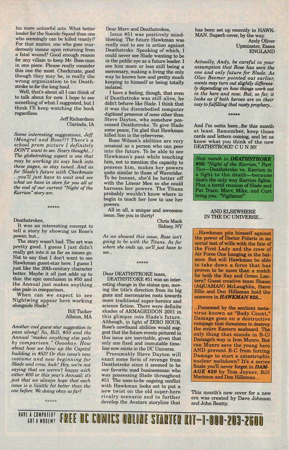 Deathstroke (1991) Issue #55 #60 - English 25