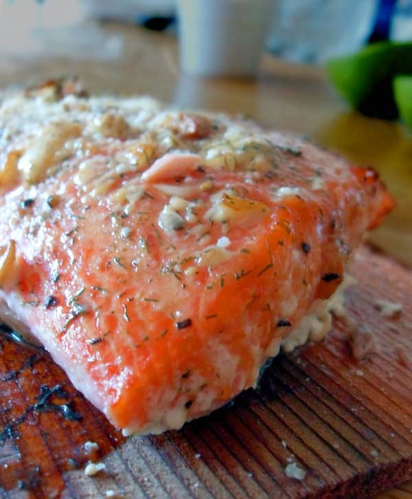 Tender and Smoky Cedar Plank-Grilled Salmon