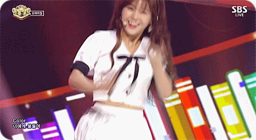 오마이걸 인기가요.gif | 인스티즈