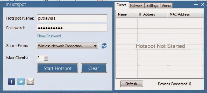Olyn Zend: Cara share koneksi internet menggunakan mHotspot