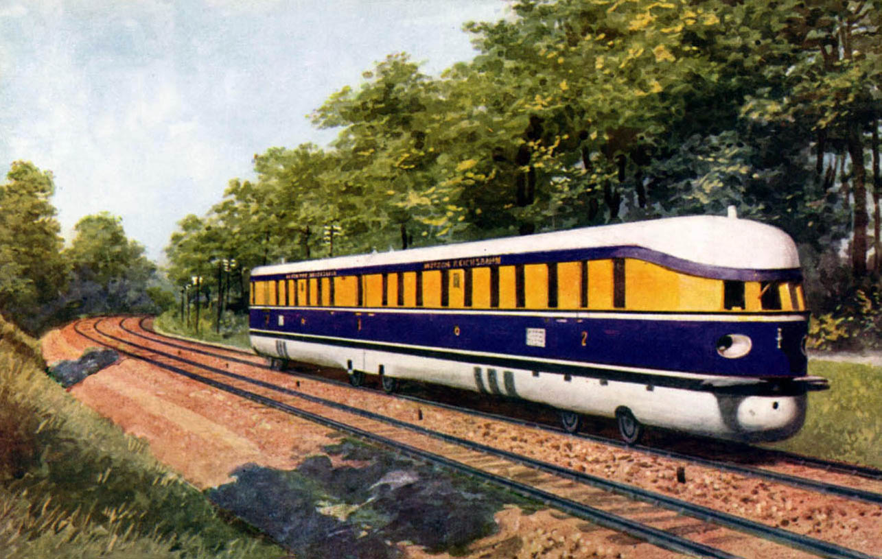 transpress nz the Flying Hamburger, Germany, 1932