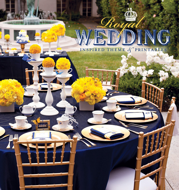 bridal style and wedding ideas: Glamour Wedding With Perfect Royal Blue