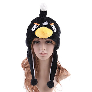 black angry birds hats