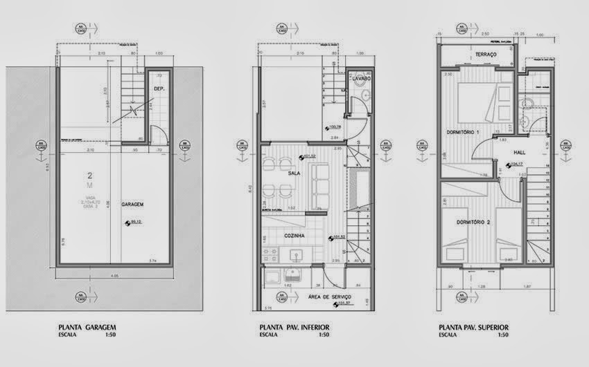 Condominium House Plans - 46m2 House Plans - Box House by floors