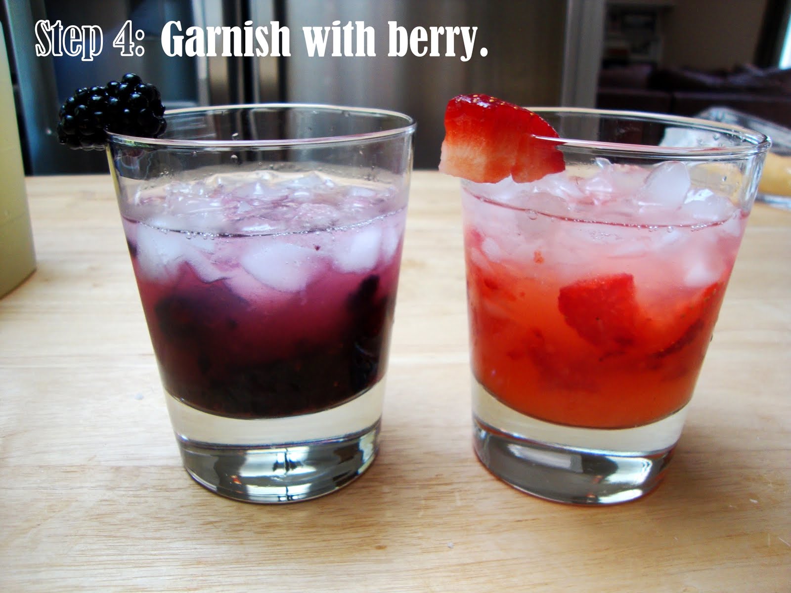 the whole enCHELLEada Muddled Berry Cocktails