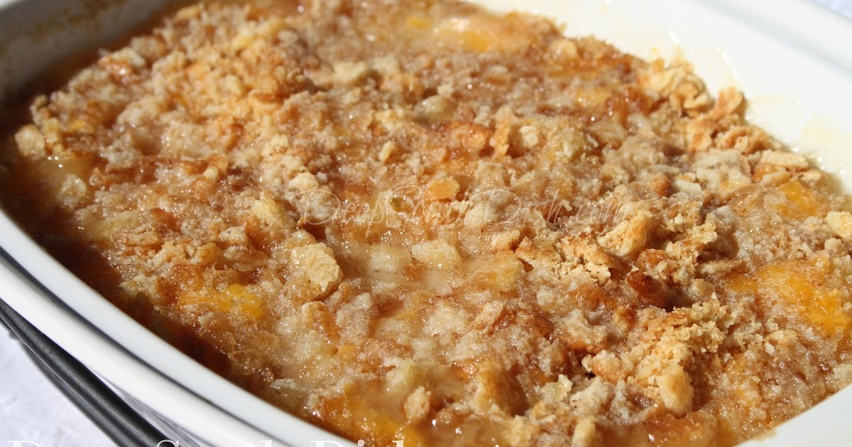 Deep South Dish Old Fashioned Baked Pineapple Casserole