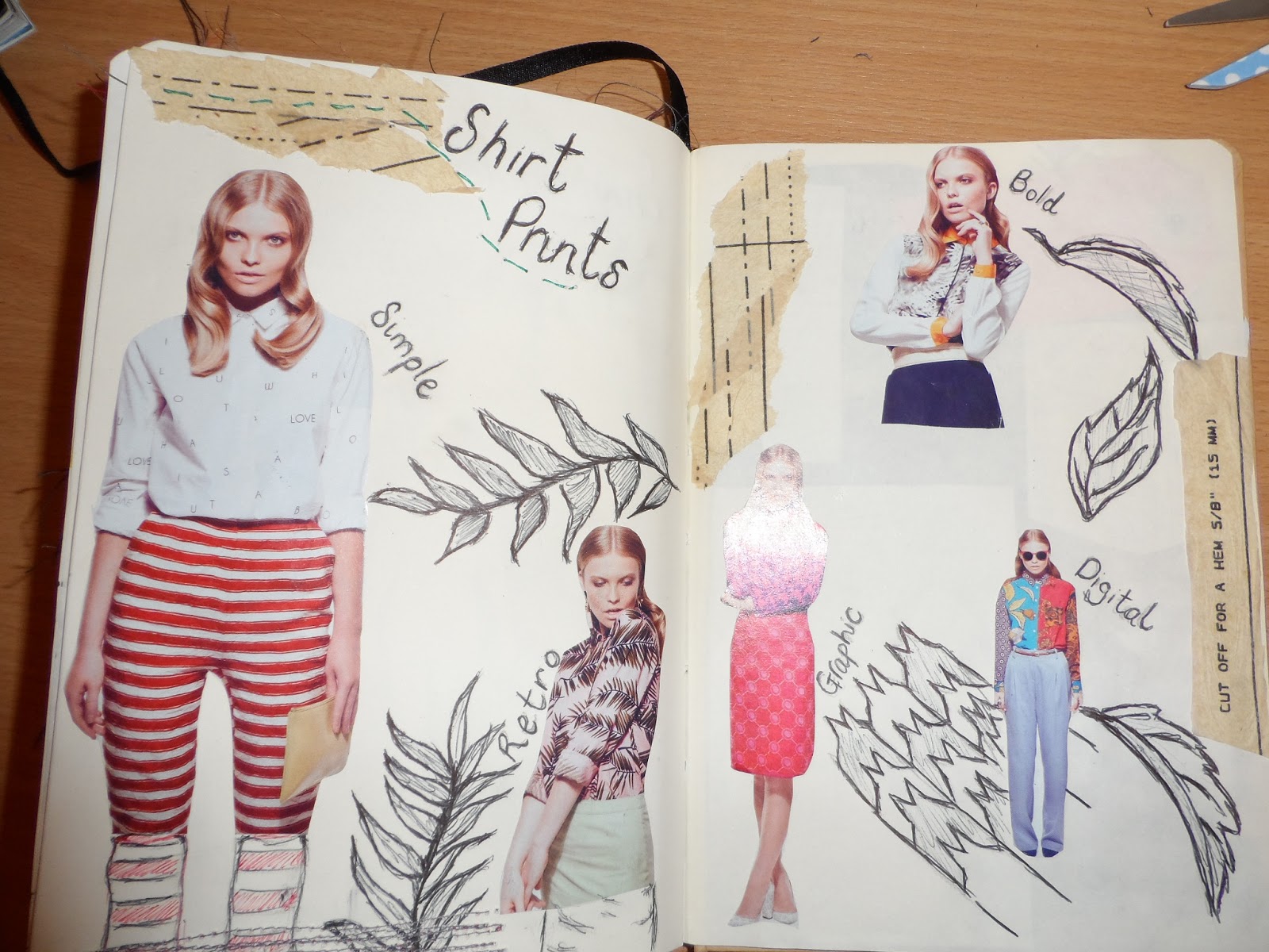 Niamh McCusker "Off The Cuff" Fashion Sketchbook