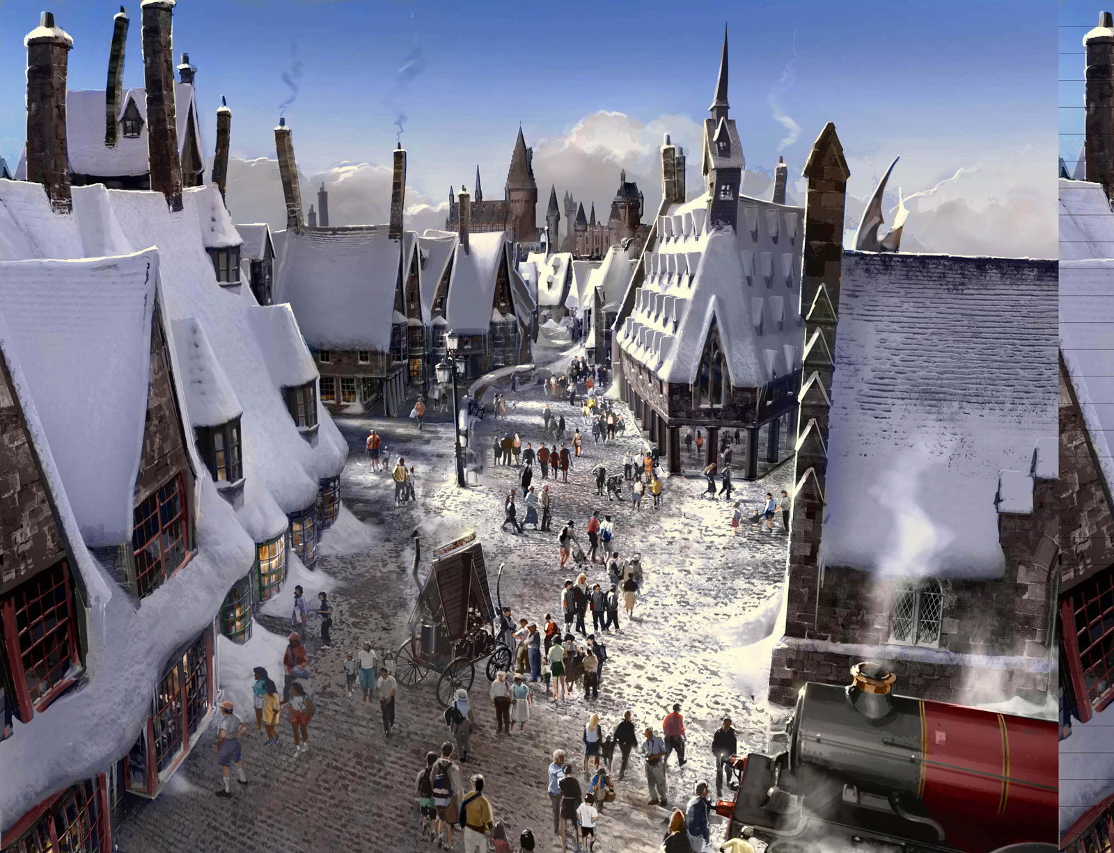 Florida Disneyland: Harry Potter Land Construction | Wizarding World of