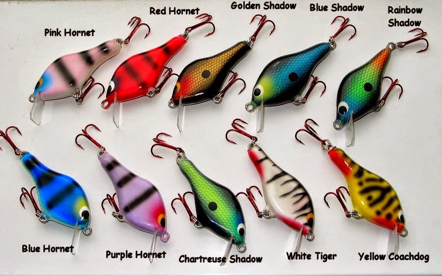 MH custom lures Lure colour charts