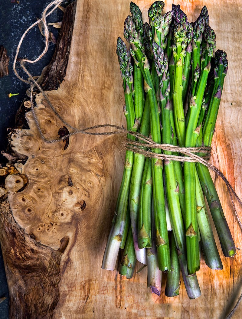 Asparagus, Eggs, and [Cured] Pork WILD GREENS & SARDINES