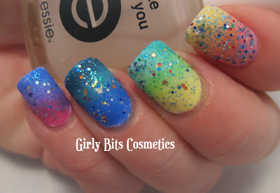 girly bits cosmetics gradient sofa king messy