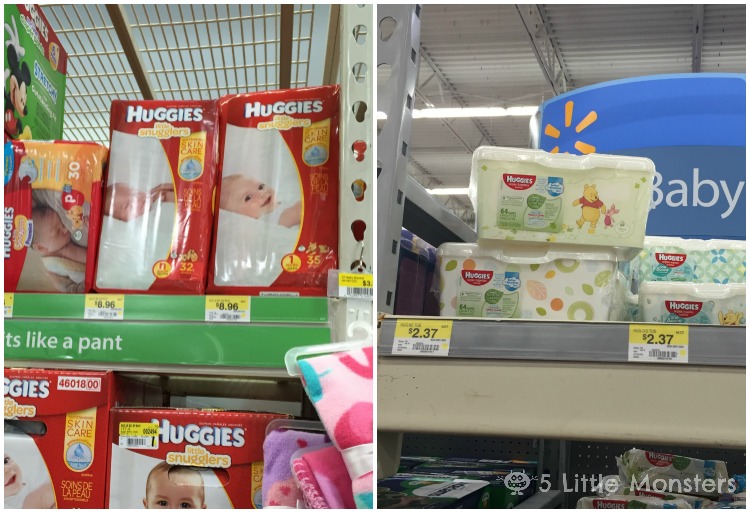 Huggies diapers and wipes
