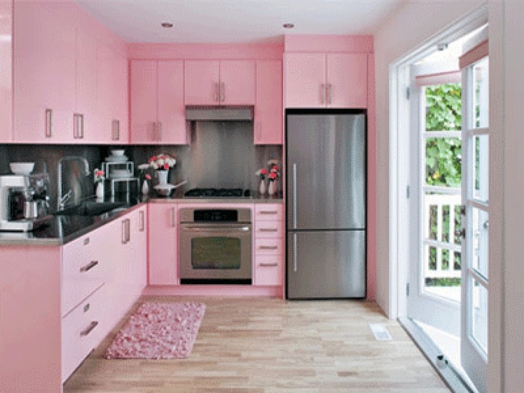 Kabinet Dapur Pink  Desainrumahid com