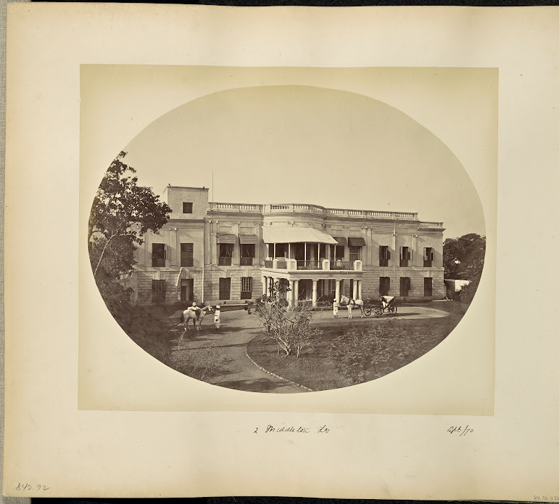 A Residential Building at 2 Middleton Street, Calcutta (Kolkata) - April 1870