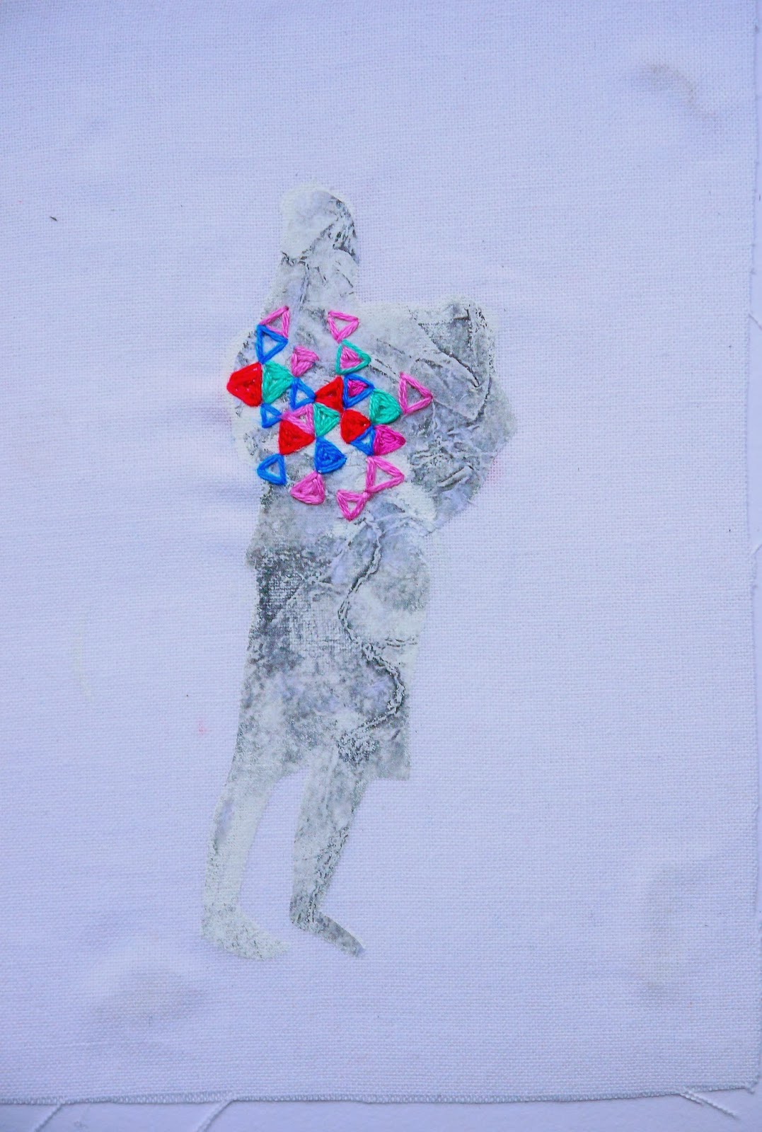 Annabel Holland Art and Photography print and stitch.