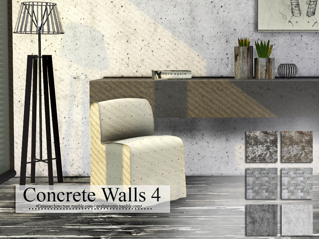 Sims 4 CC's The Best Walls by Cross Architecture