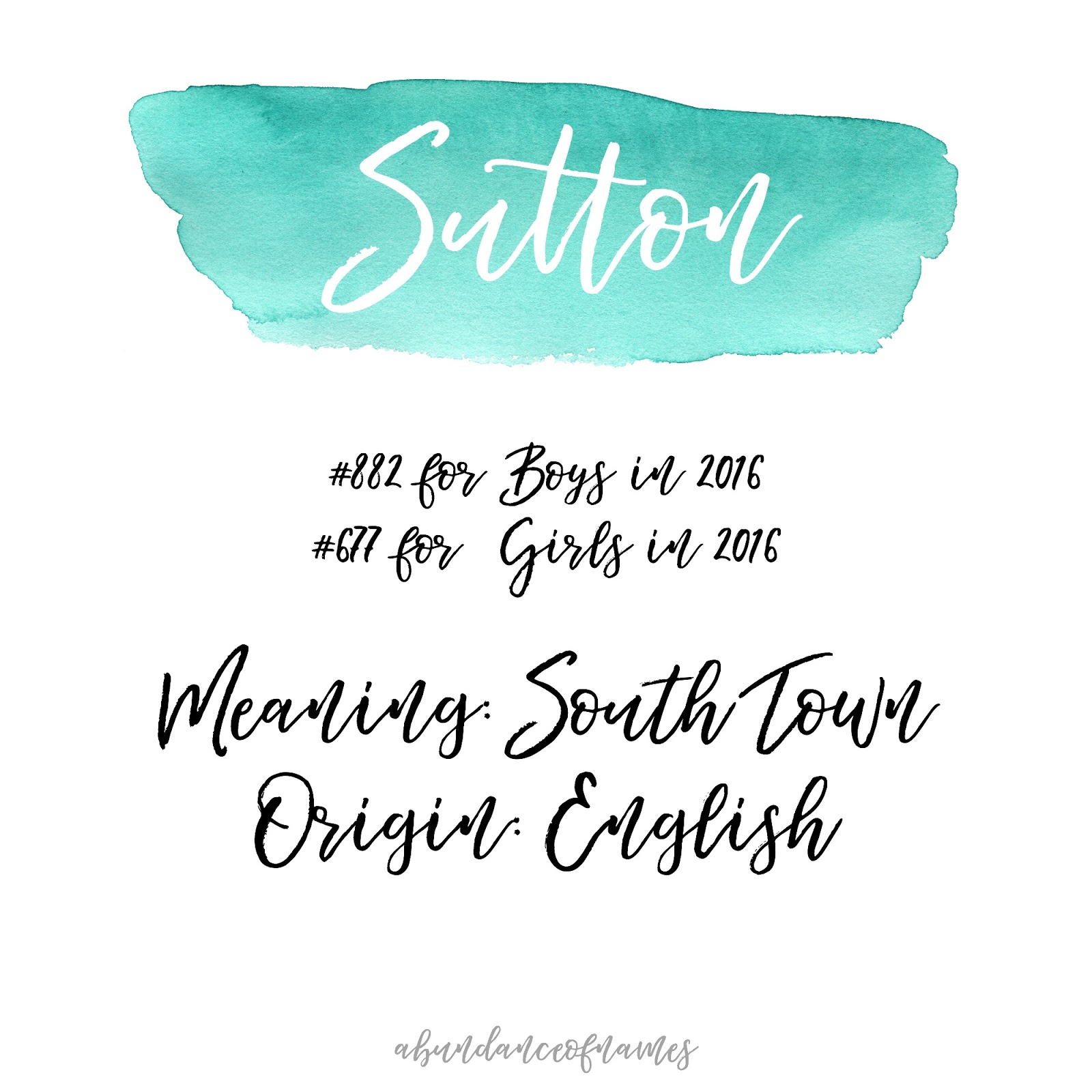 Ren's Baby Name Blog Unisex Surnames