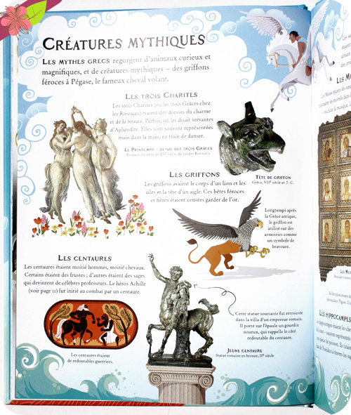 Les mythes grecs, livre illustré publié en 2017 par les éditions Usborne