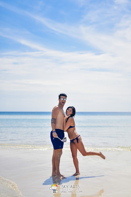 Loving couple spotted at The Taaras Beach and Spa Resort