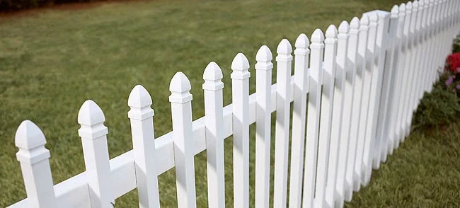 garden white wood fence