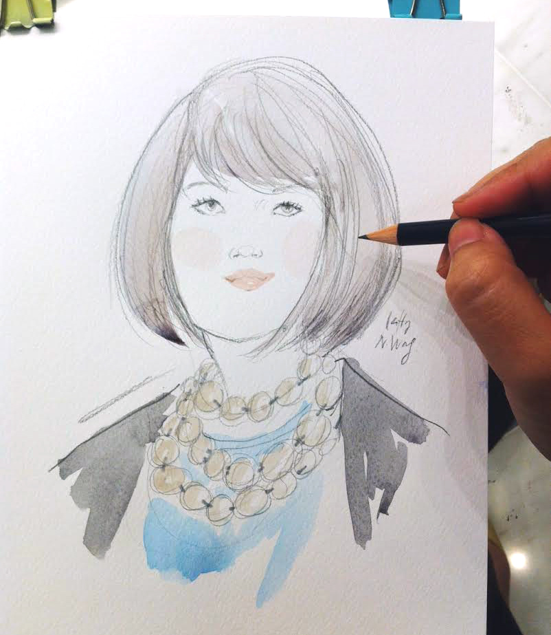 Kitty N. Wong / Tiffany & Co. Live Drawing