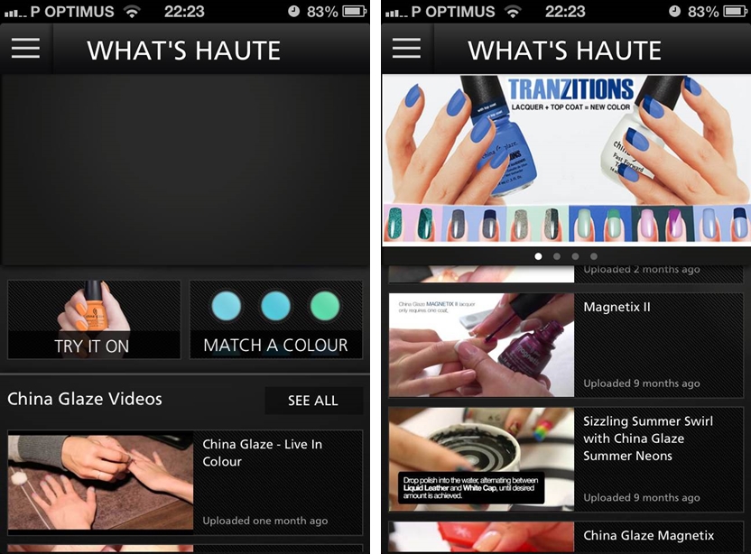 Betty Nails iPhone App China Glaze Press Release