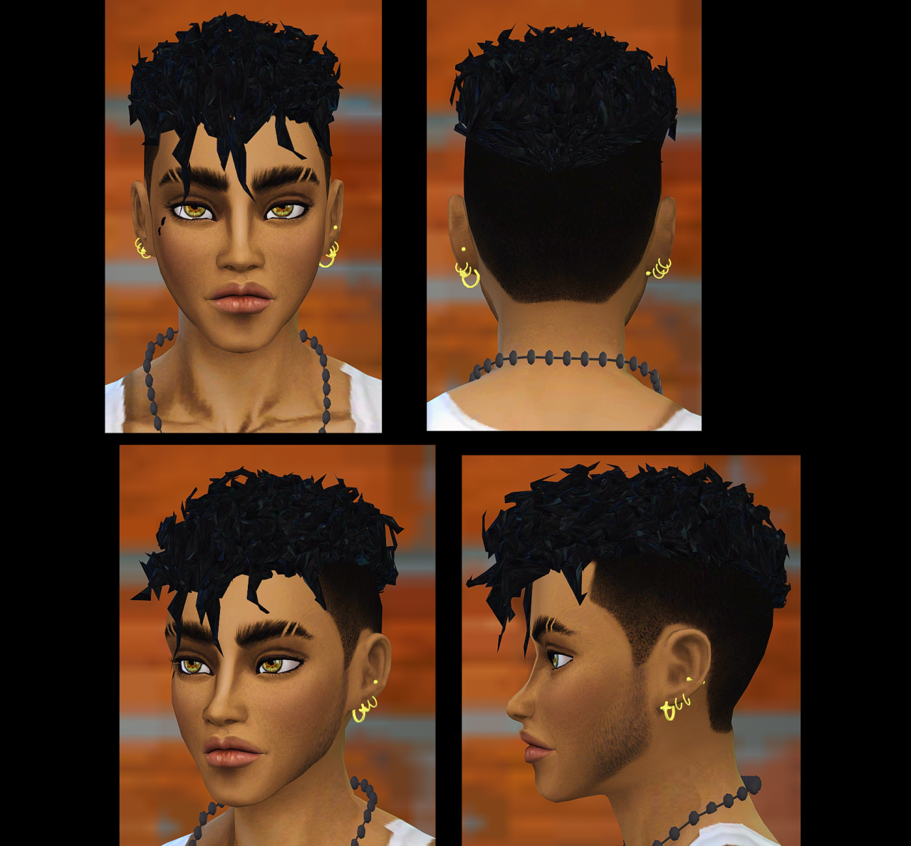 My Sims 4 Blog Bebebrillits4cc Male Curls Hair