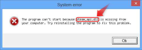 steam api dll missing download steam api dll missing download