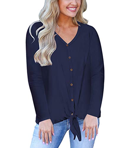 The best Ladies Tops Long Sleeve Flowy Shirts Wardrobe Womens Clothing ...