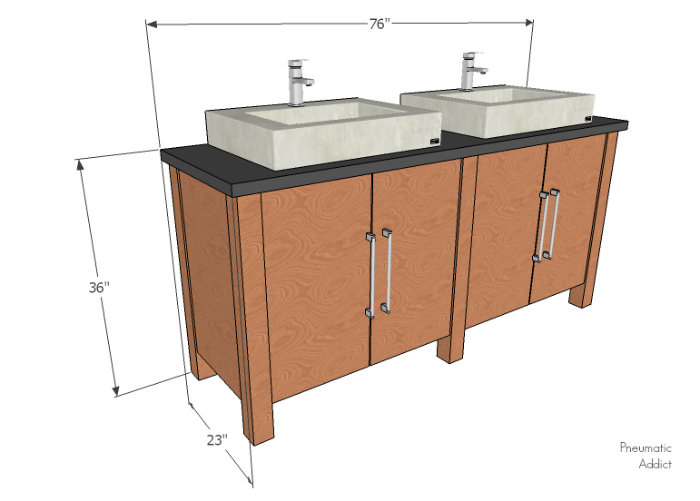 DIY Master Bath Remodel Part 2 Modern Double Bathroom Vanity