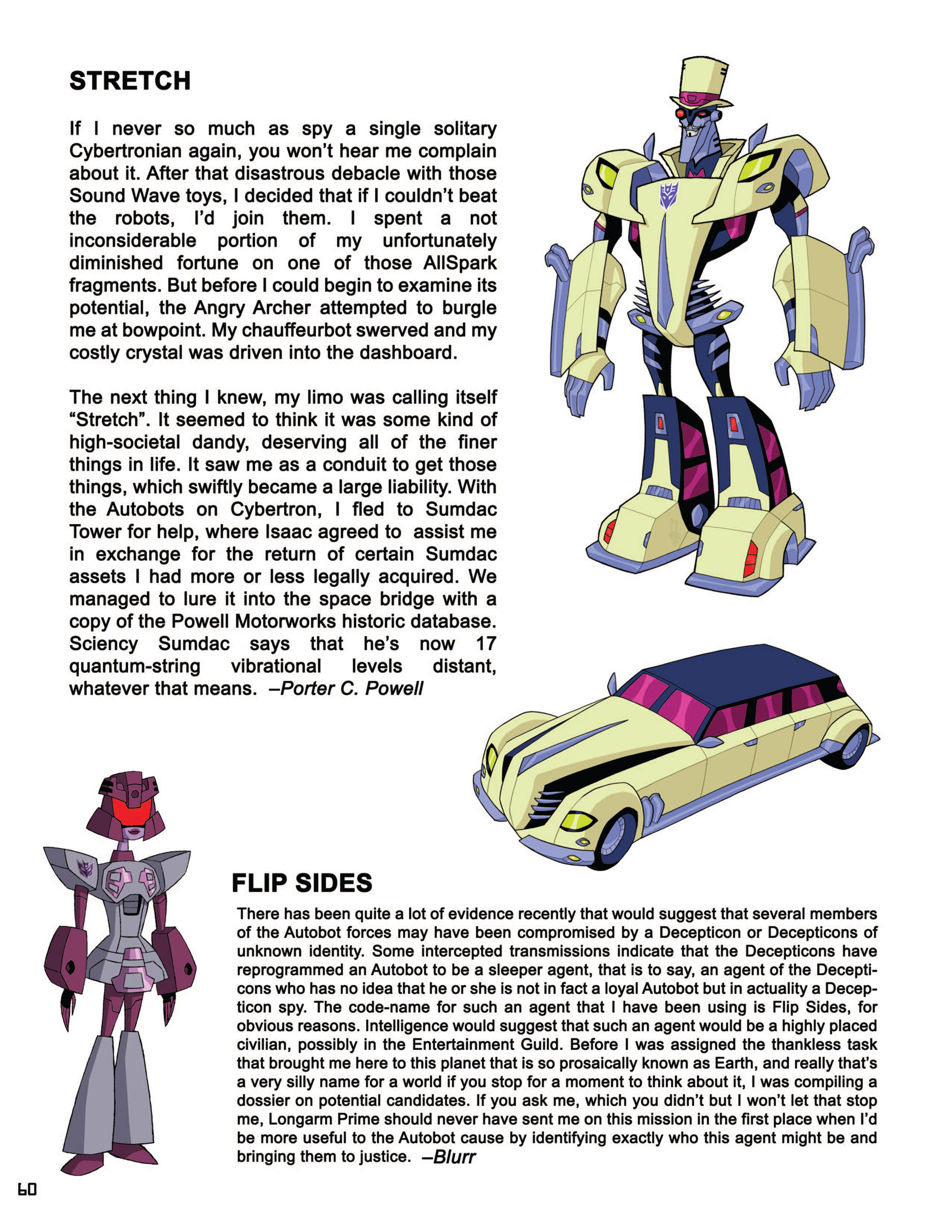 Read online Transformers Animated: The Allspark Almanac comic -  Issue # TPB 2 - 59